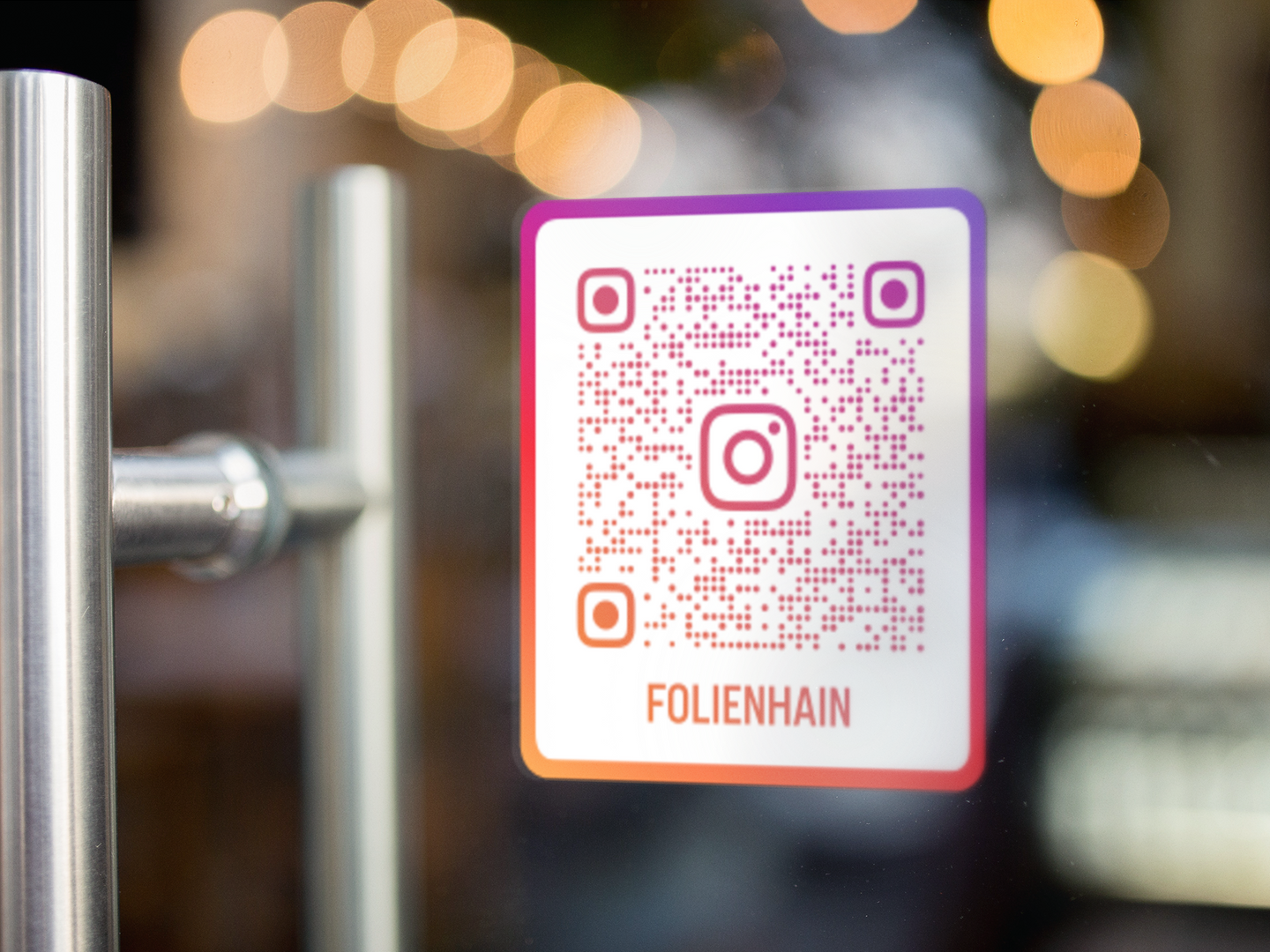 Instagram QR-Code Aufkleber erstellen