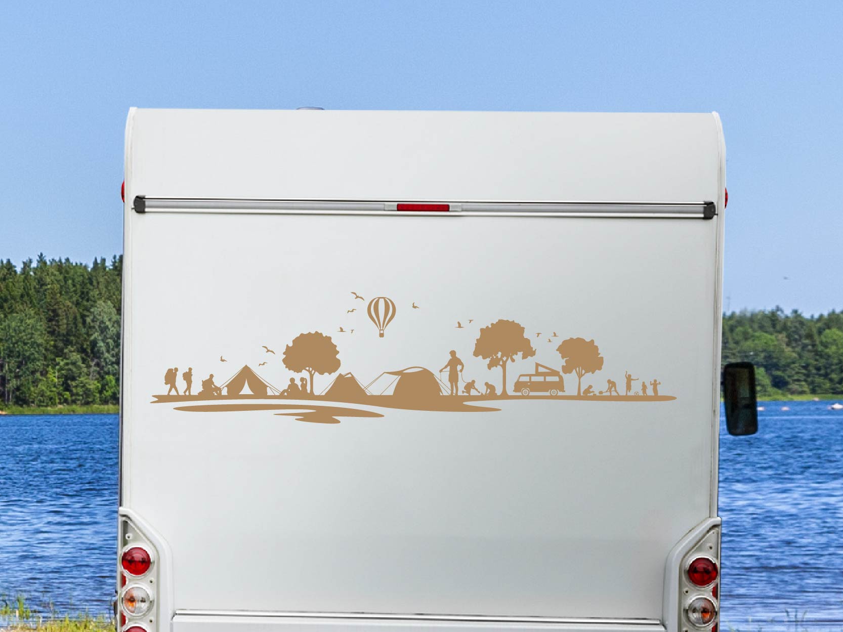 Aufkleber Wohnmobil Wohnwagen Auto Zelten Camping Urlaub Caravan