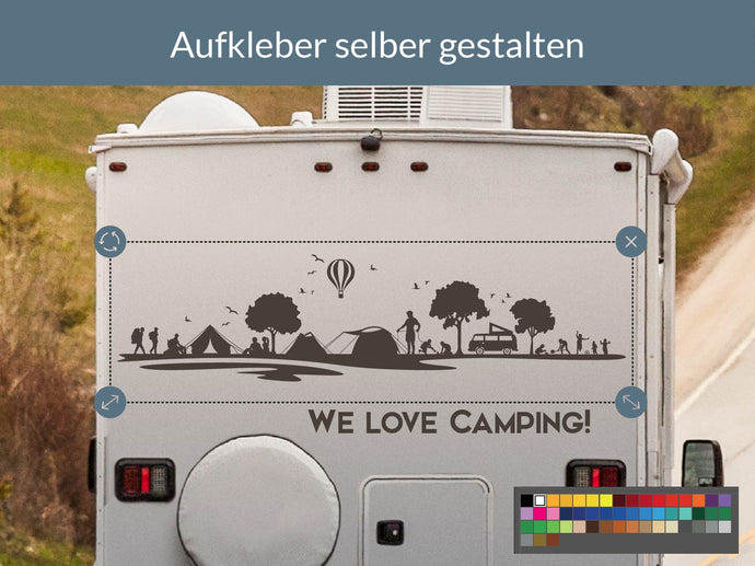 Aufkleber Stark und Groß Spätzle und Soß' Wohnmobil Wohnwagen Camping,  11,90 €