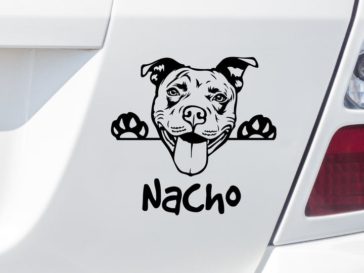 Asudaro 2St Auto Sticker Autoaufkleber Lustig Dog Bichon  Frise-Auto-Aufkleber Wasserfester PVC Rasse Hundeaufkleber Lustiger  Tieraufkleber